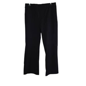 Spanx Women's Size XL Classic Black Perfect Pant Kick Flare Pull On Trousers